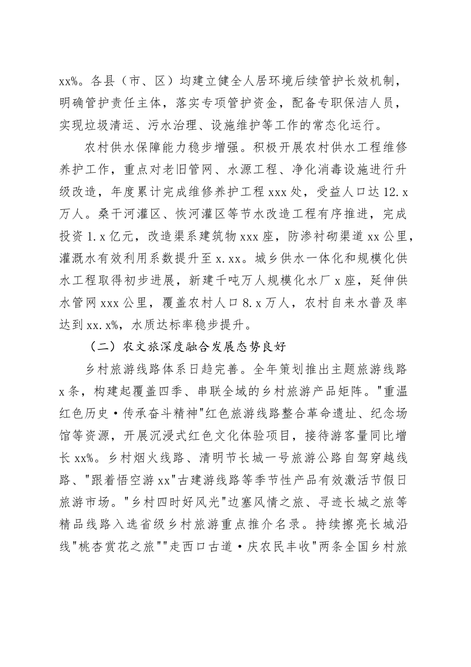 市2025年度和美乡村建设工作情况报告_第2页