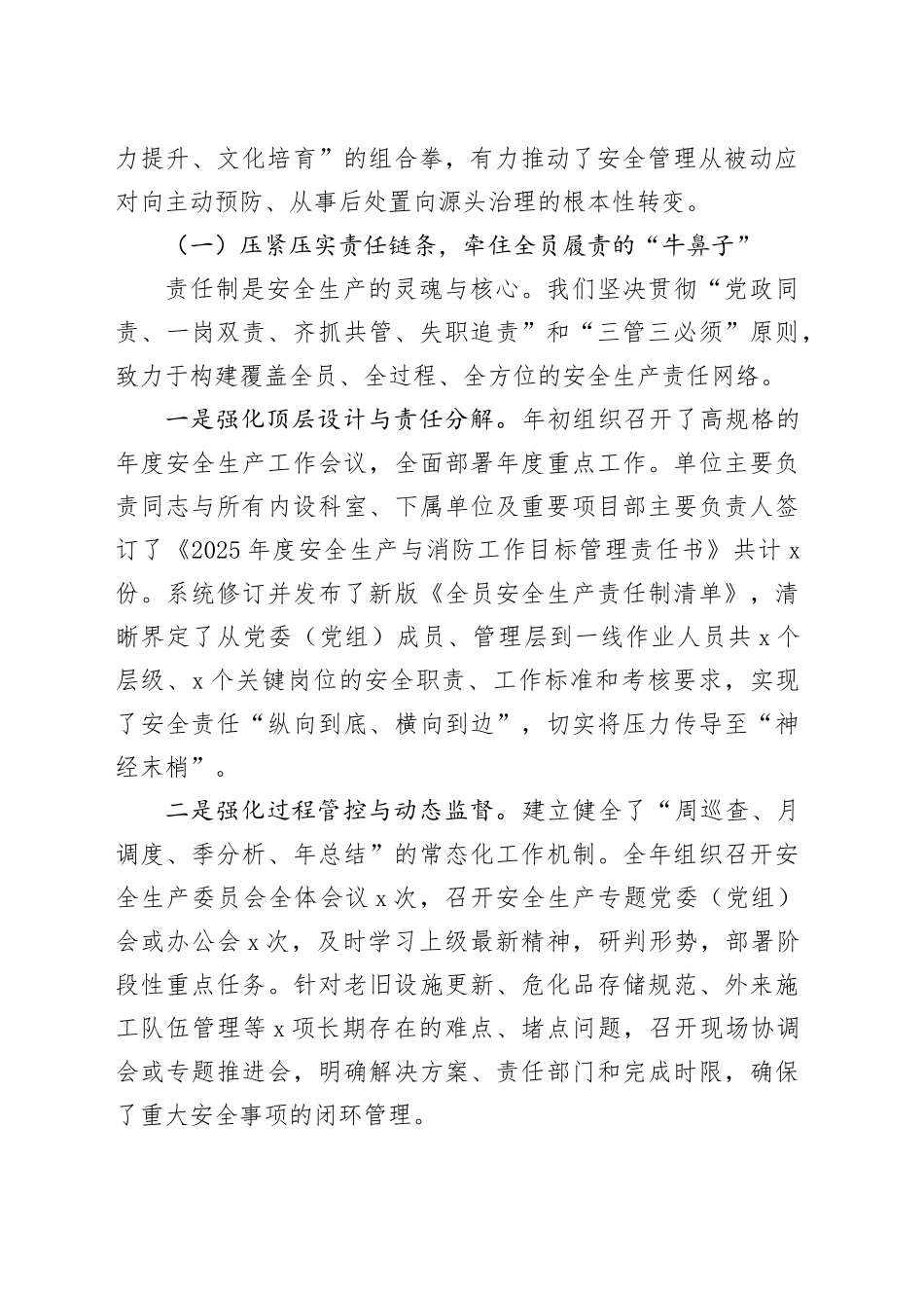 2025年度安全生产工作总结_第2页