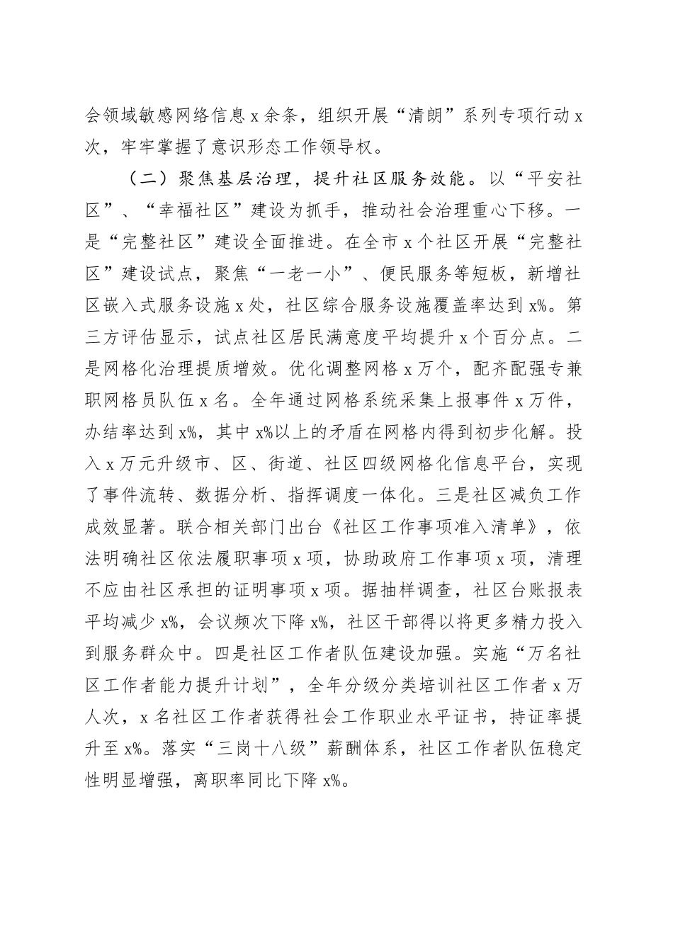 某市委社会工作部2025年工作总结及2026年工作计划_第2页