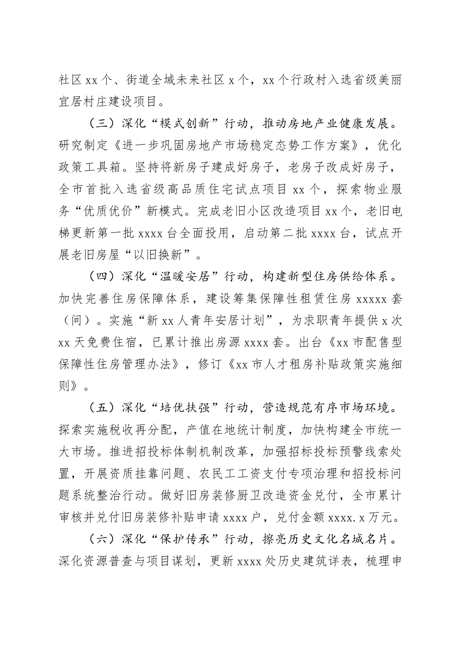 市住房和城乡建设局2025年工作总结和2026年工作思路_第2页