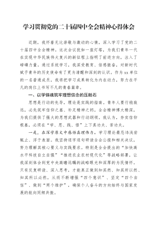 学习贯彻党的二十届四中全会精神心得体会_2